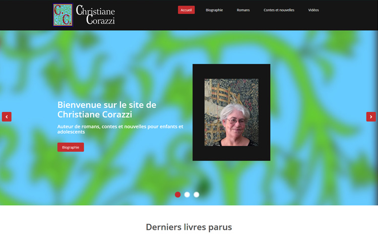 site internet de l'auteur Christiane Corazzi